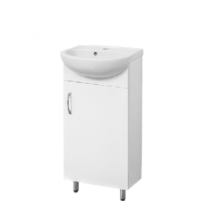 Gloss White MIni Vanity 460*360*870 With Ceramic Top